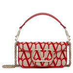 Valentino Small Loco Toile Iconographe Shoulder Bag